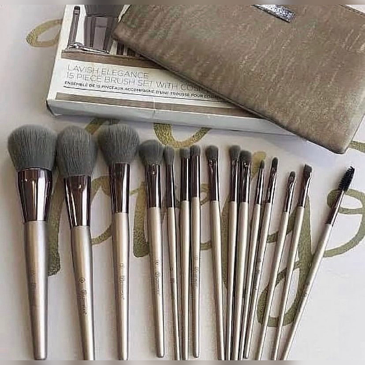 Bh Lavish Brushes Set With Brushes Bag 15 PCS