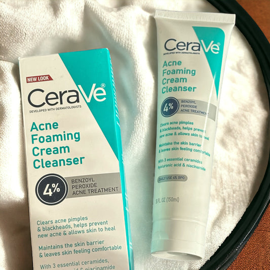 CeraVe Acne Foaming Cream Cleanser